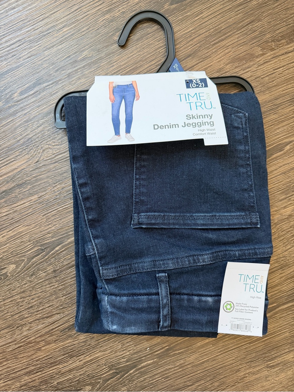 Time and Tru High-Rise Jeggings in Dark Denim